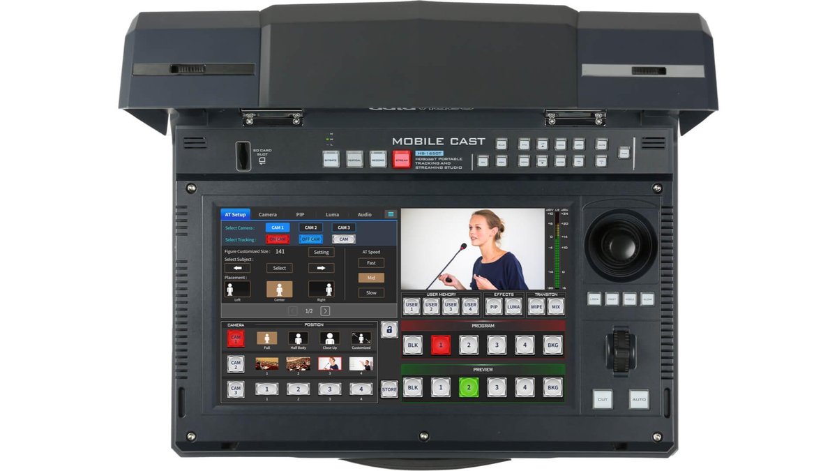 Datavideo HS-1650T HDBaseT Portable Tracking and Streaming Studio - view 4