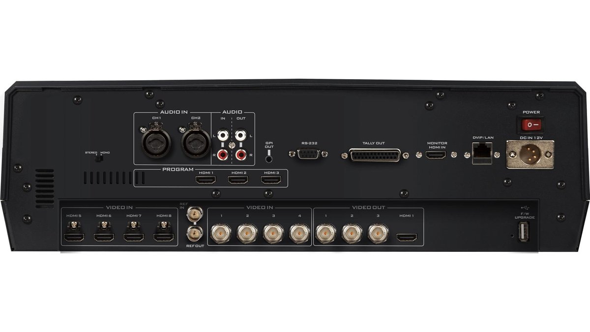 Datavideo HS-2600 8-Channel Portable Video Streaming Studio An all-in-one 8-input switcher - view 3