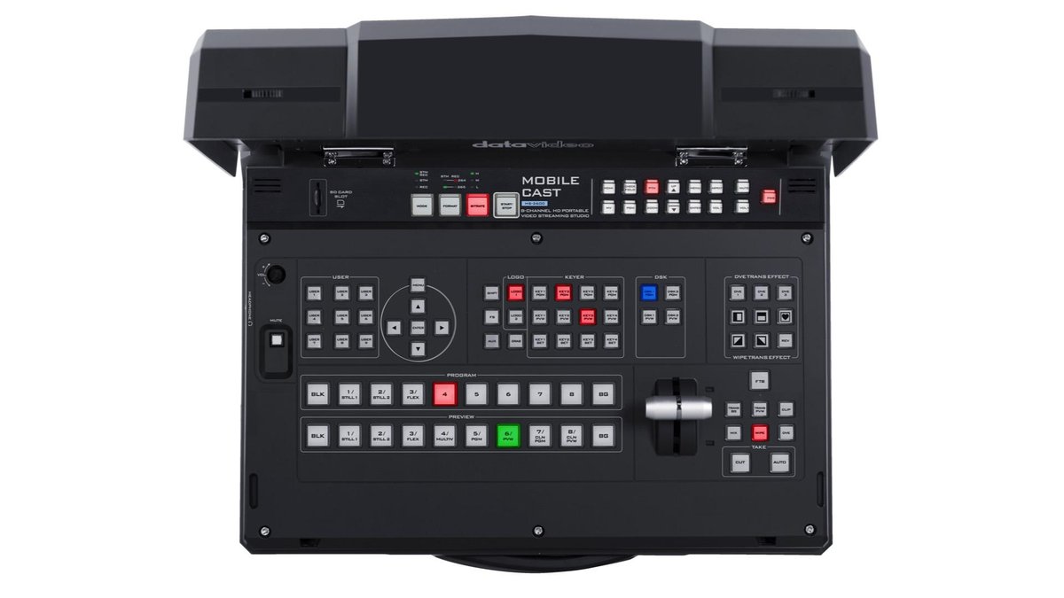 Datavideo HS-2600 8-Channel Portable Video Streaming Studio An all-in-one 8-input switcher - view 4