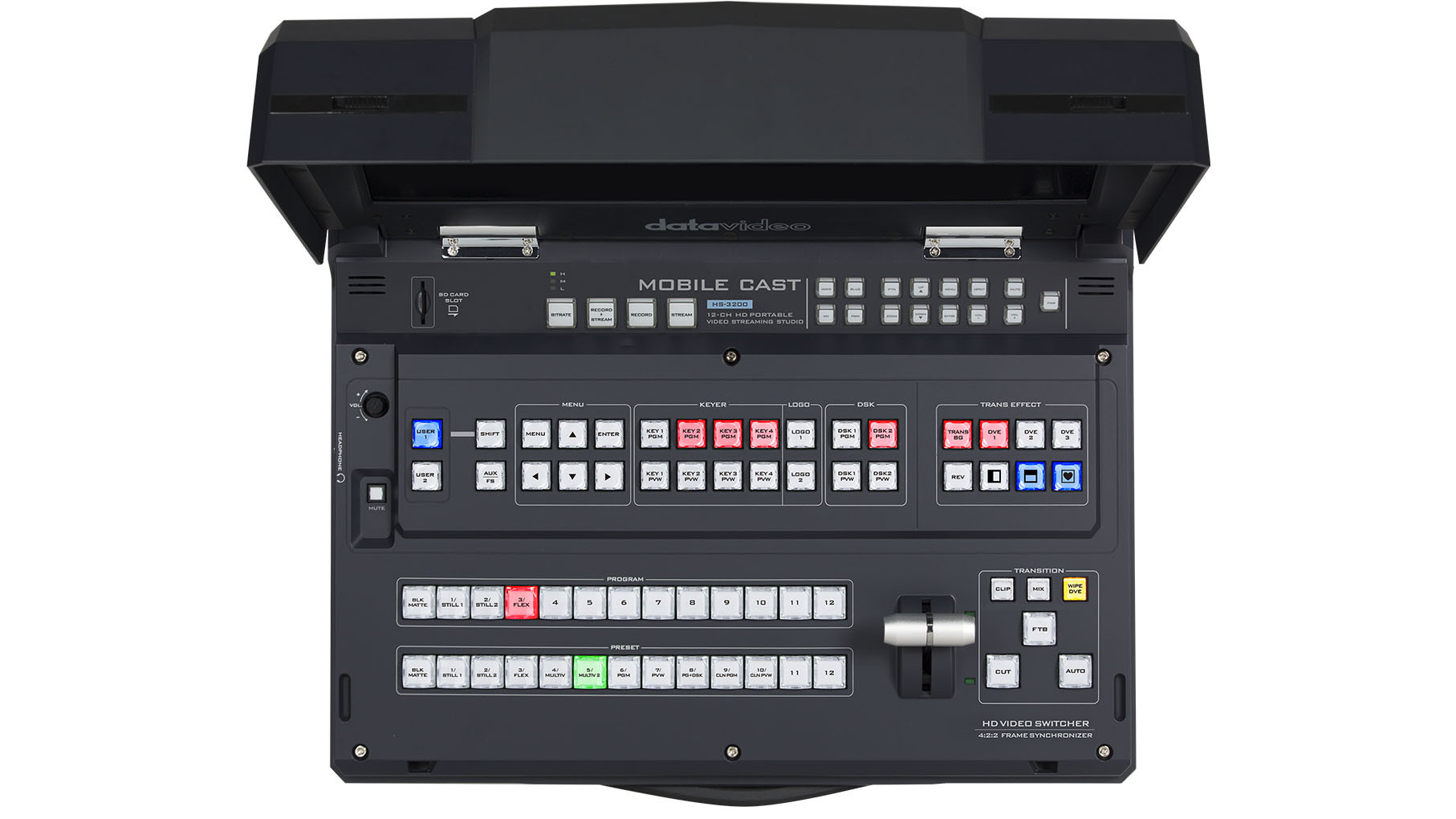 Datavideo HS-3200HD 12 Channel Portable Production Studio - view 3