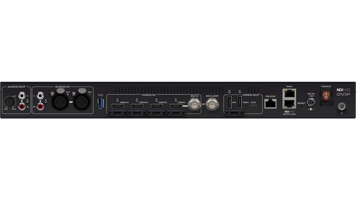 Datavideo iCast 10NDI MKII All-in-One Streaming Switcher - view 3