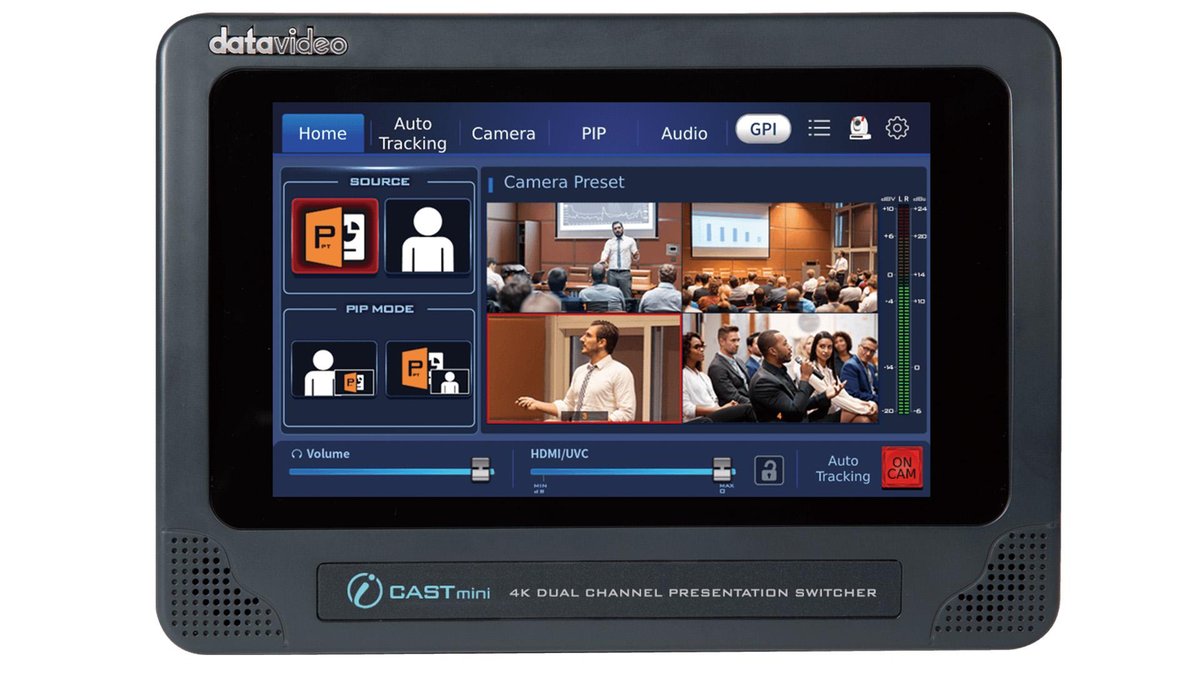 Datavideo iCAST mini 4K Dual Channel Presentation Switcher - view 2