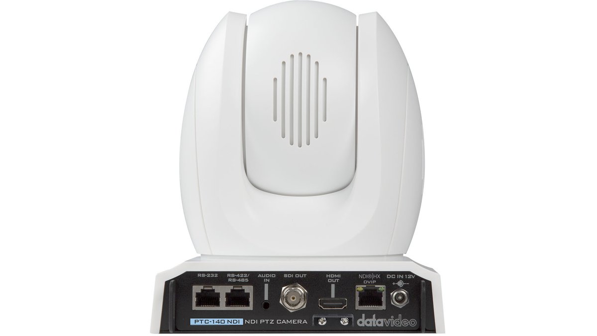 Datavideo PTC-140NDIW 20x HD NDI PTZ Camera (White) - view 4