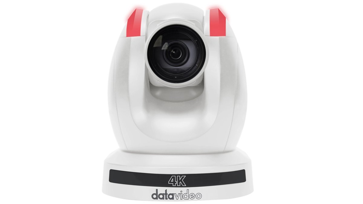 Datavideo PTC-305W 4K NDI Auto-Tracking PTZ Camera (White) product image