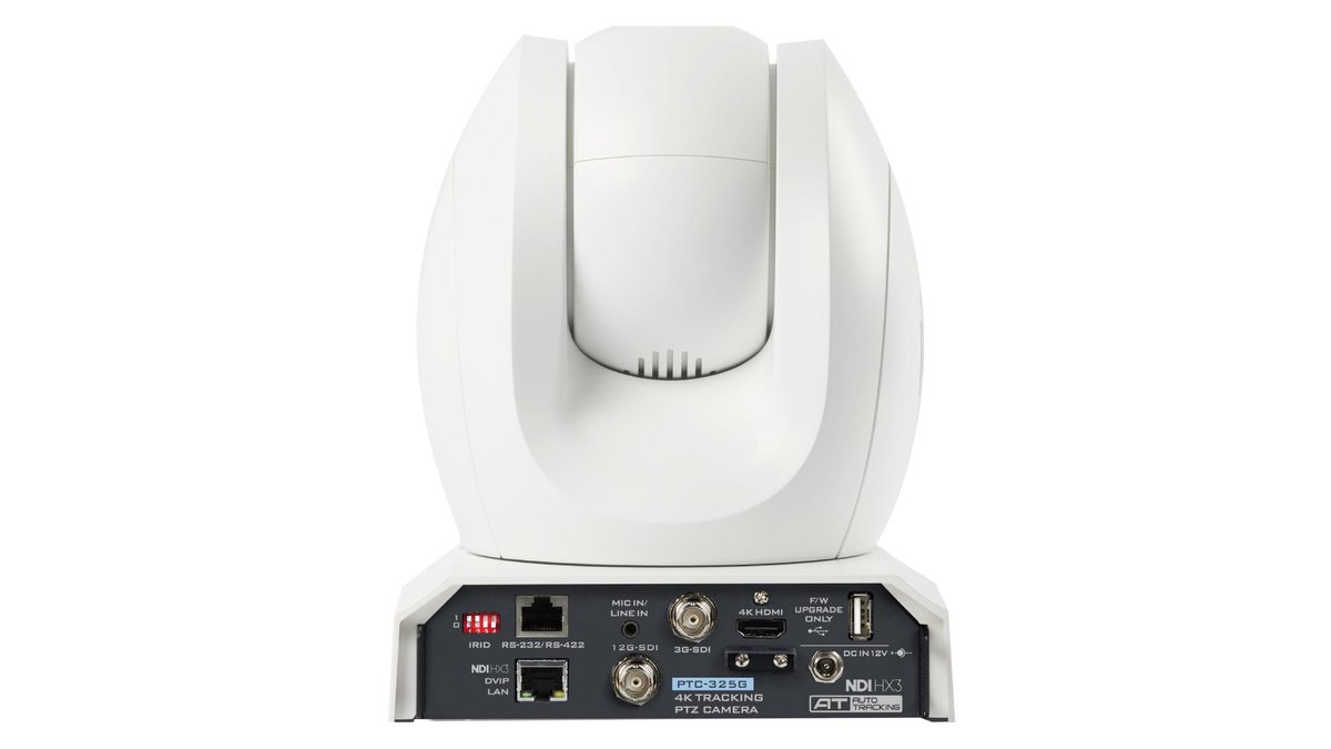 Datavideo PTC-325GW 4K Auto-Tracking PTZ Camera with 12G-SDI (White) - view 2