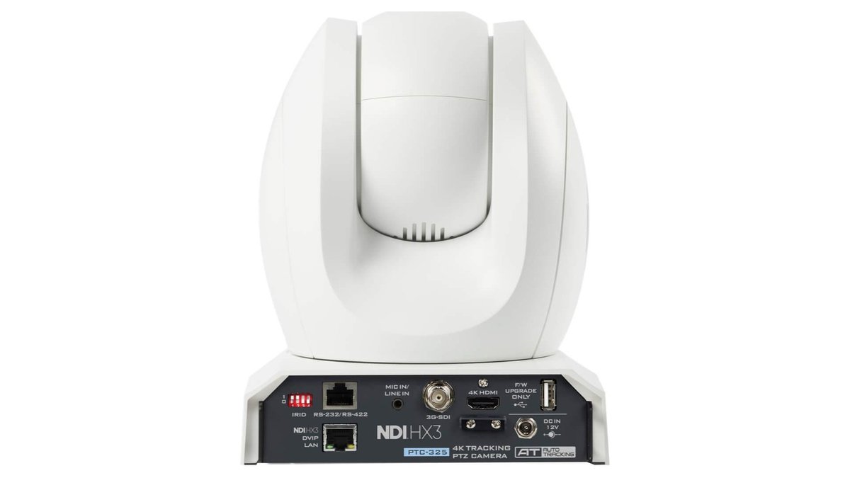 Datavideo PTC-325W 4K NDI Auto-Tracking PTZ Camera (White) - view 2