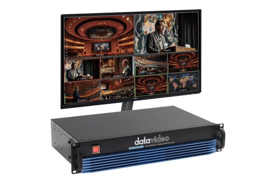 Datavideo SE-4000MU 4K 8-Channel Rack Mountable Digital Video Switcher