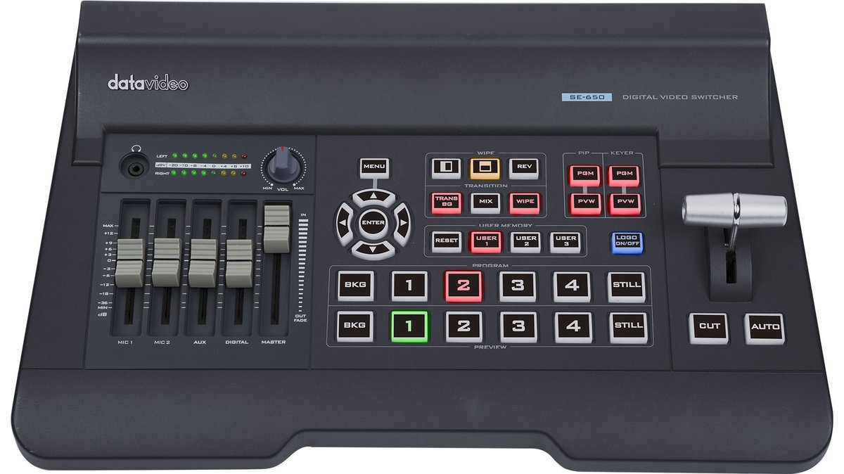 Datavideo SE-650 4-Channel HD Video Switcher - view 2