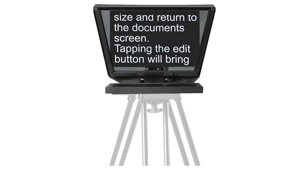 Datavideo TP-700 Universal 15 inch Studio Teleprompter - view 2