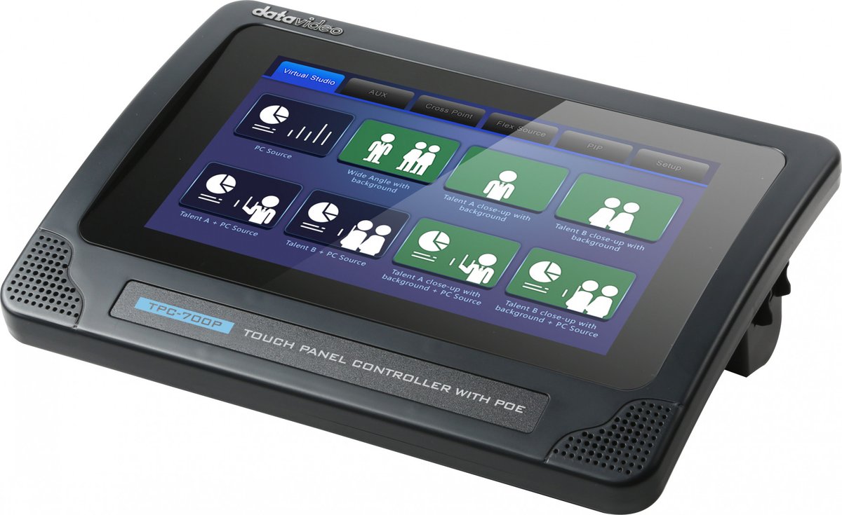 Datavideo TPC-700P Touch Panel Controller with PoE - view 2