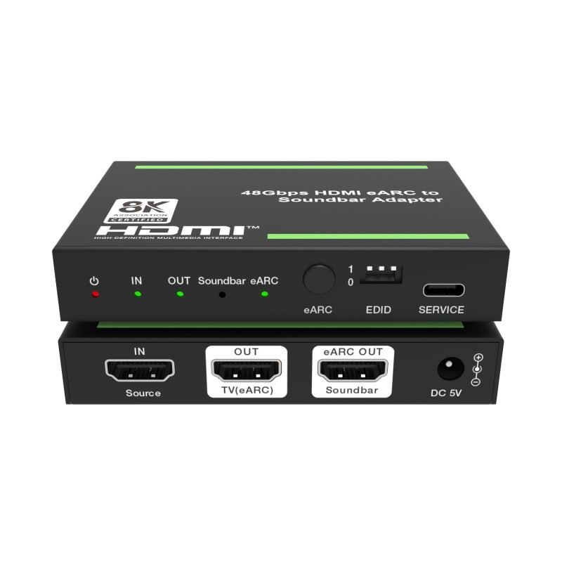 DVDO AudioE-3 8K HDMI 2.1 Audio Extractor with eARC for Soundbars