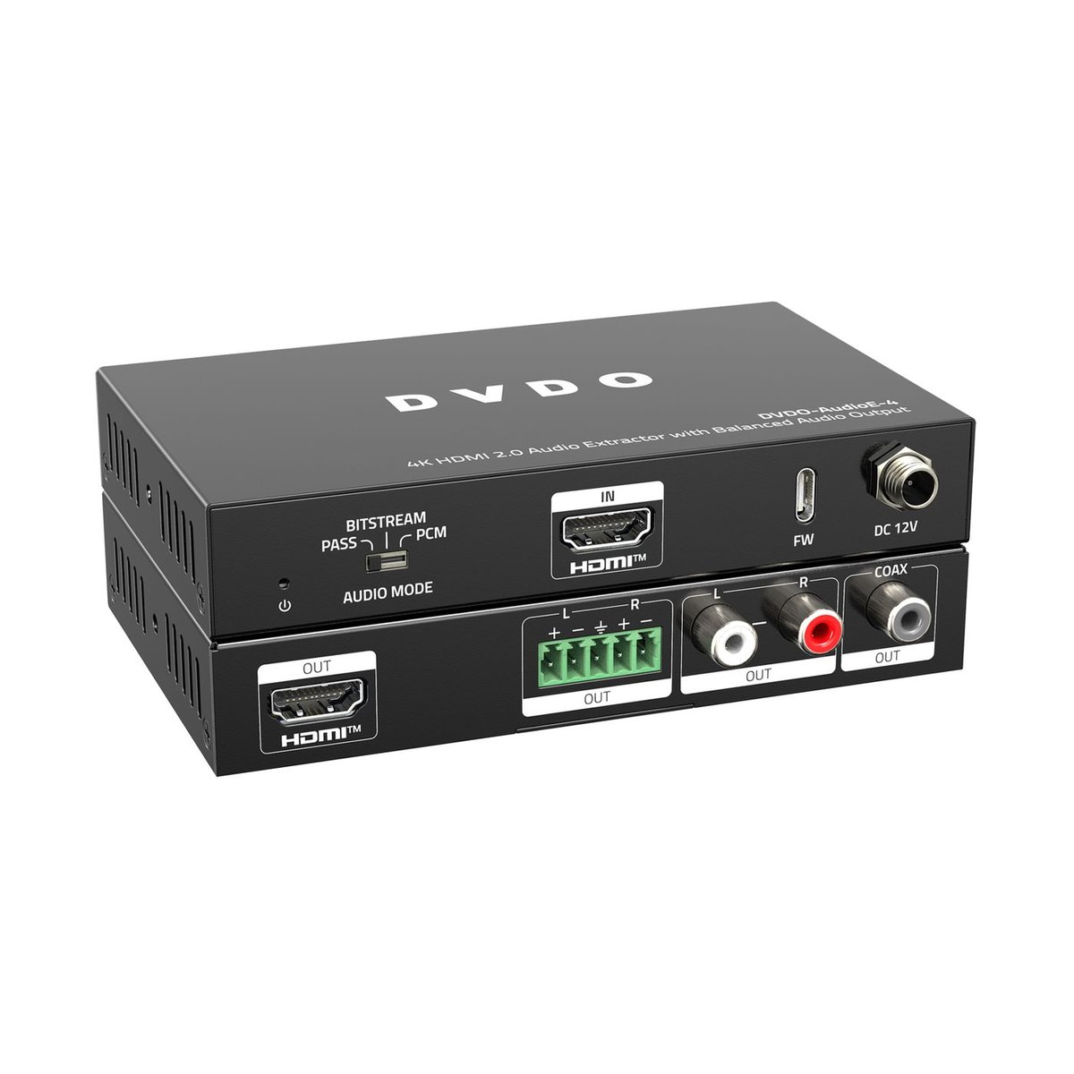 DVDO AudioE-4 4K HDMI 2.0 Audio Extractor with Balanced Audio Output - view 3