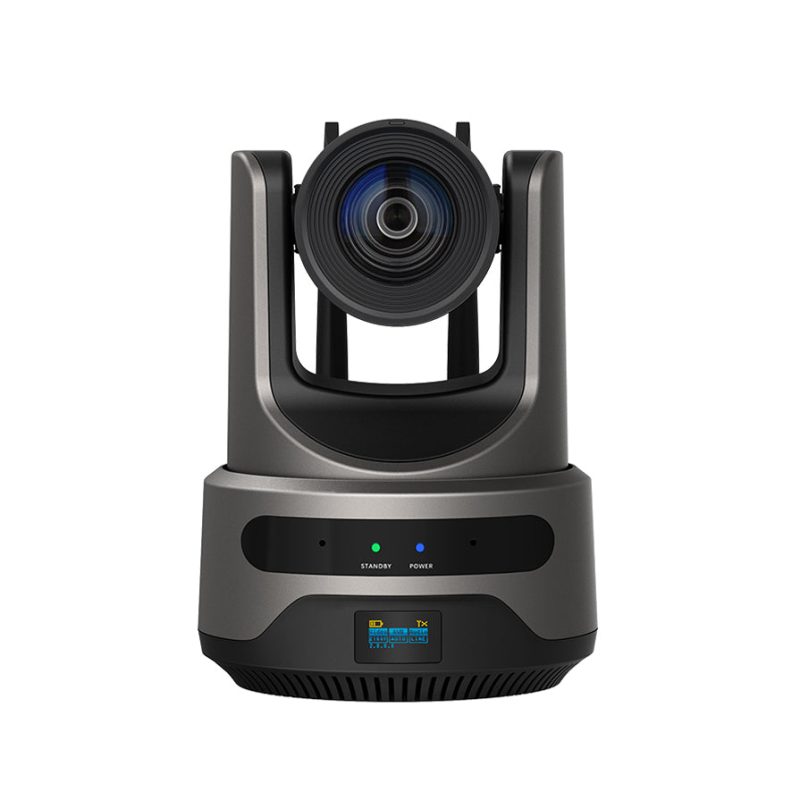 DVDO C7WIFI-1-NDI-G 4K NDI Wireless PTZ Camera with HDMI/IP/USB-C & AI Auto Tracking (Gray)