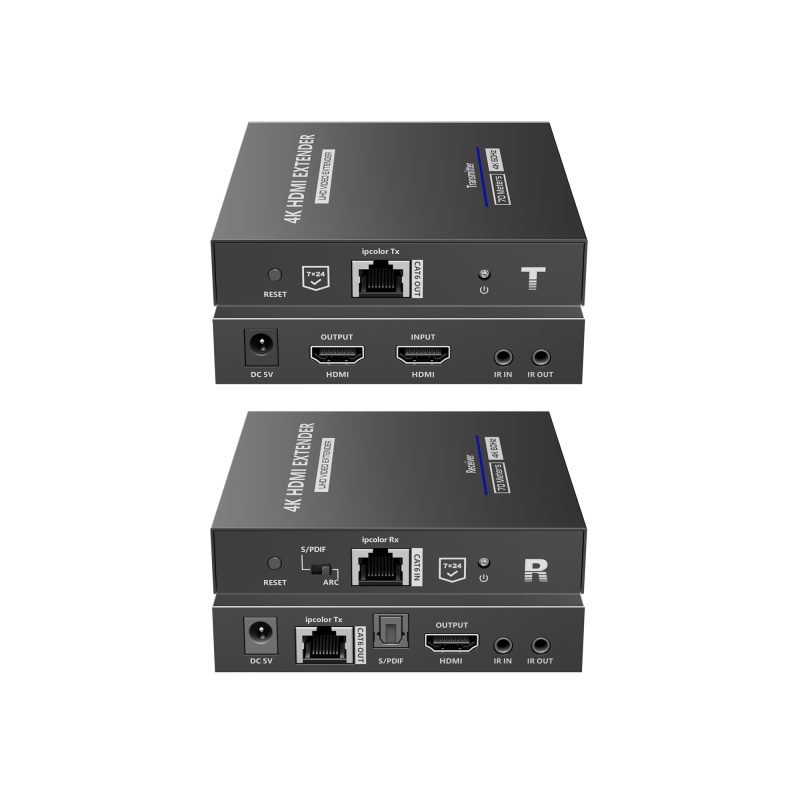 DVDO CAT4K-70-CC 4K60 HDMI 70m Cascading Extender over Category with ARC (Tx/Rx)