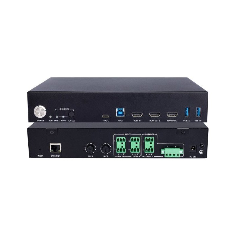DVDO CS-1 4K Conference System with USB-C & HDMI Inputs and Built-in DSP & Amplifier