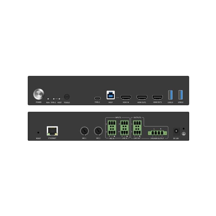 DVDO CS-1 4K Conference System with USB-C & HDMI Inputs and Built-in DSP & Amplifier - view 3