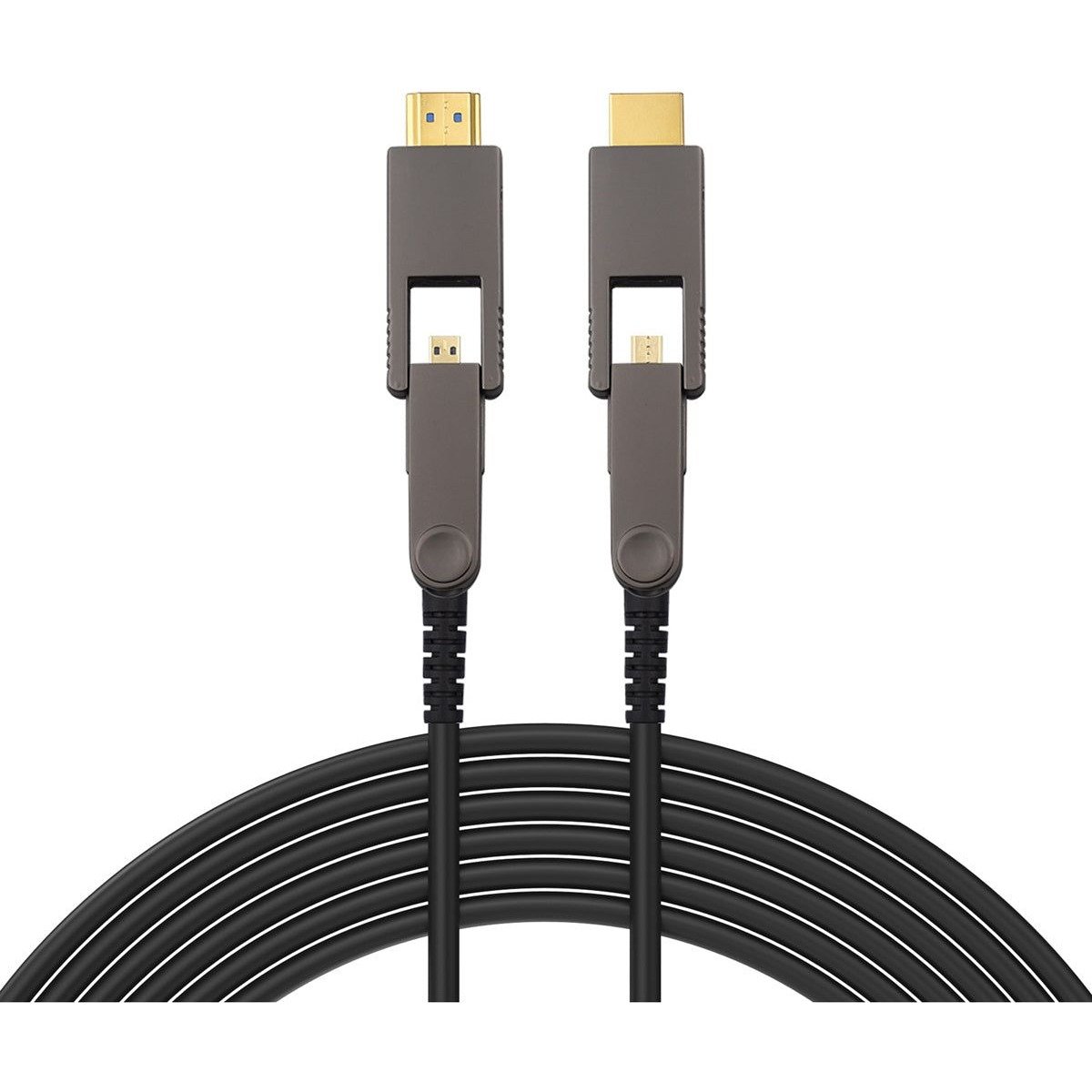 DVDO HDMIAOCPLDH1 Plenum Rated 4K HDMI 2.0 AOC Fiber Cable with Detachable Heads - view 2