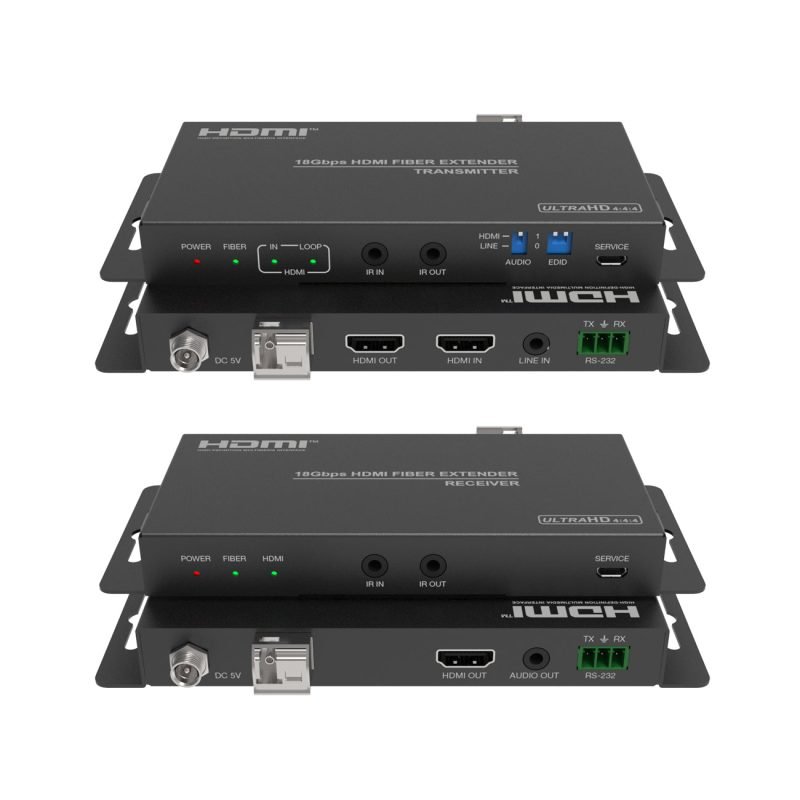 DVDO HDMIFiber-1 4K60 HDMI 10km Extender over Optical Fiber