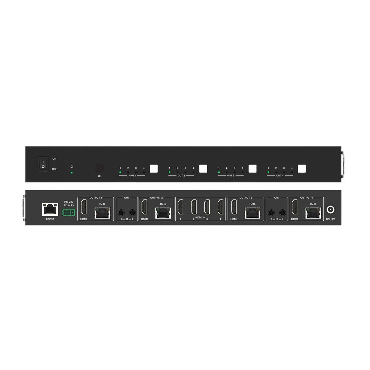 DVDO Matrix-44-CAT 4K 4x4 HDMI Matrix Switcher with Mirrored Category Outputs - view 3