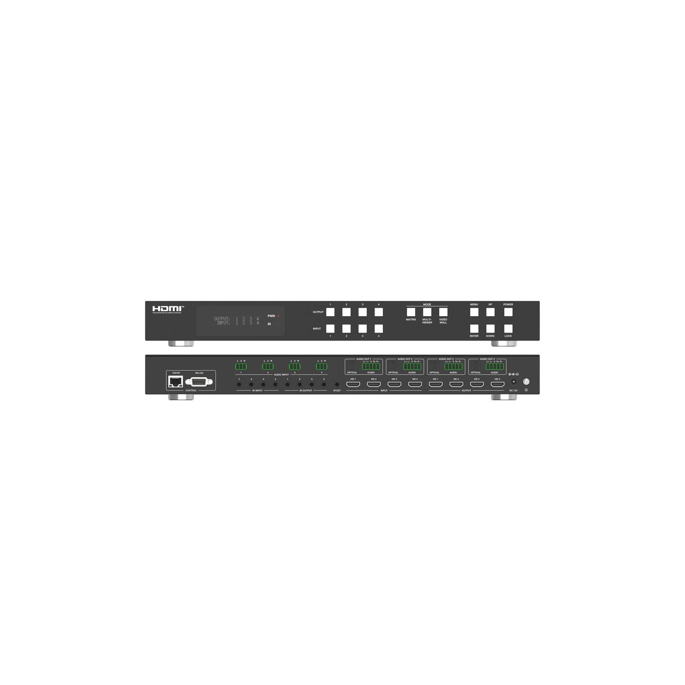 DVDO Matrix-44SS-MV-VW 4K 4x4 Seamless HDMI Matrix Switcher & Video Wall Controller with Multiview - view 3