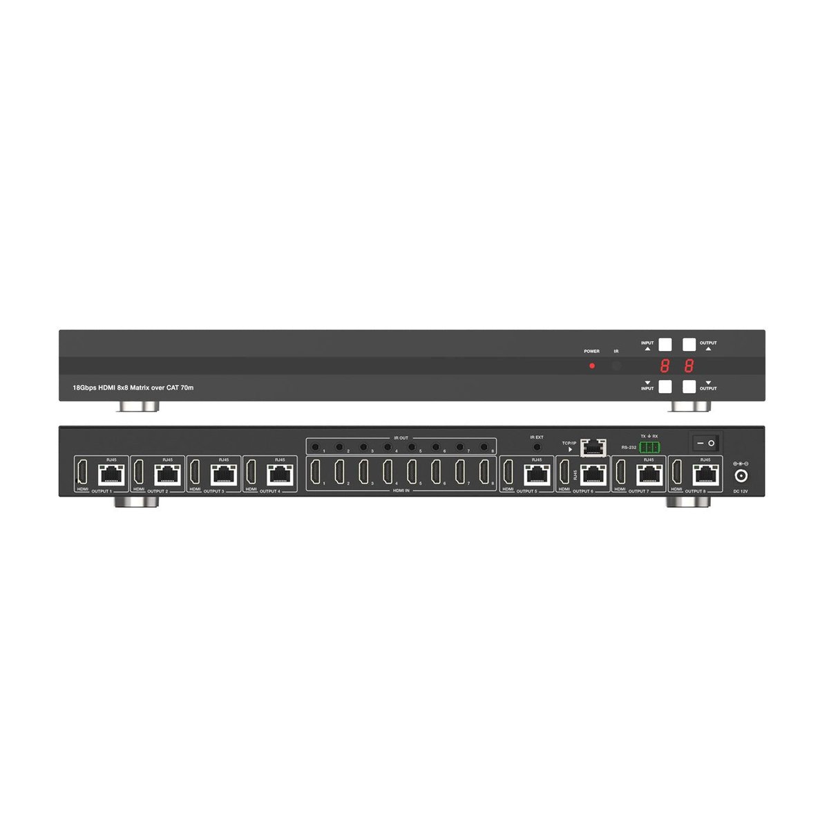 DVDO Matrix-88-CAT 4K 8x8 HDMI Matrix Switcher with Mirrored Category Outputs - view 3