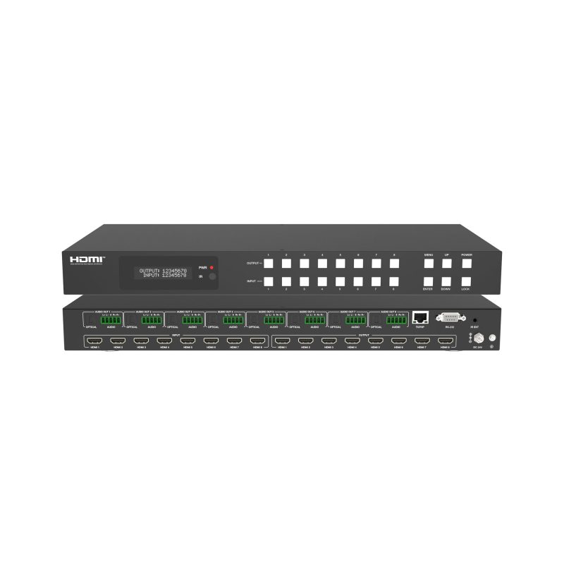 DVDO Matrix-88SS-VW 4K 8x8 Seamless HDMI Matrix Switcher & Video Wall Controller