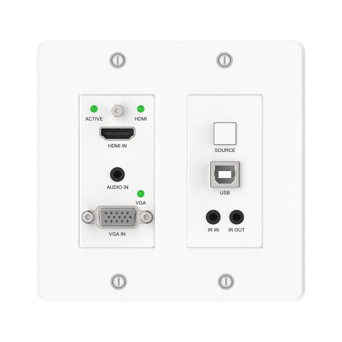 DVDO RS-3 4K HDMI and VGA 70m Wall Plate Extender over HDBaseT with USB - view 3