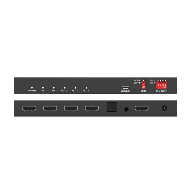 DVDO Splitter-14-SE 4K 1x4 HDMI Splitter with Scaler & Audio Extract