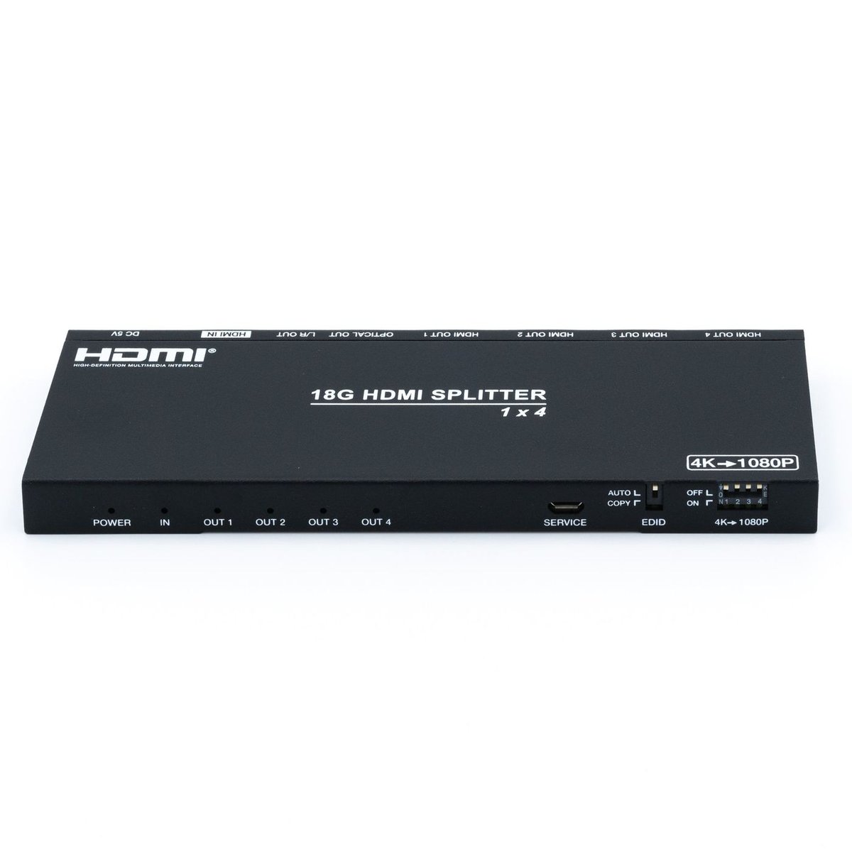 DVDO Splitter-14-SE 4K 1x4 HDMI Splitter with Scaler & Audio Extract - view 4