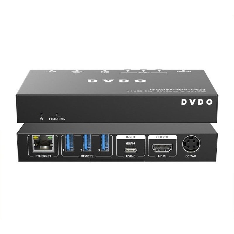 DVDO USBC-HDMI-Conv-1 4K USB-C to HDMI Converter with USB