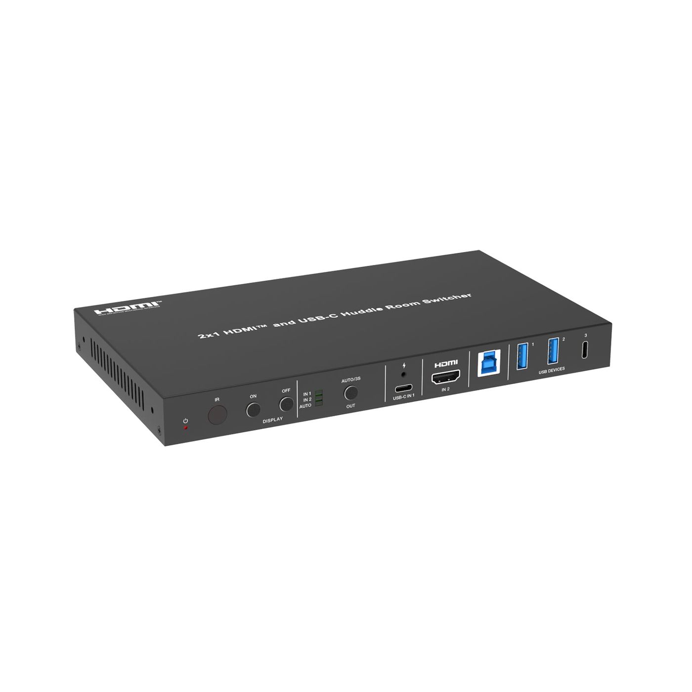DVDO USBC-HDMI-PS-21-XL 4K 2x1 Presentation Switcher with USB-C & HDMI Inputs, Audio Input & Output, 2 LAN Ports - view 4