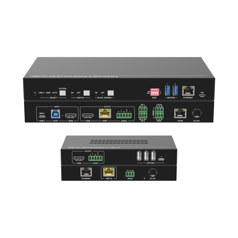 DVDO USBC-HDMI-PS-21-Xtend 4K 2x1 Presentation Switcher / Extender with USB-C & HDMI Inputs