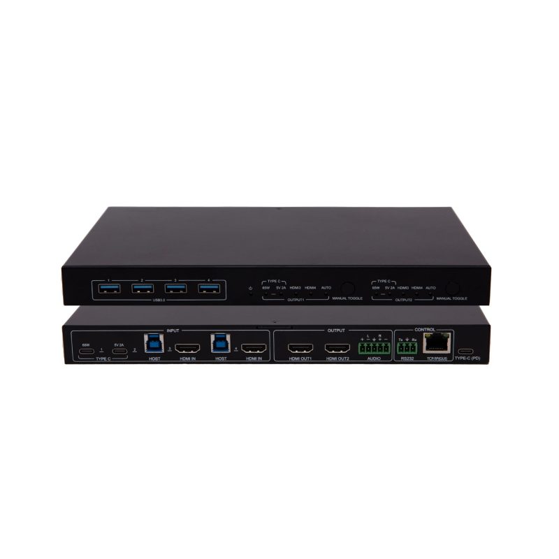 DVDO USBC-HDMI-PS-42 4K 4x2 Presentation Switcher with USB-C & HDMI Inputs
