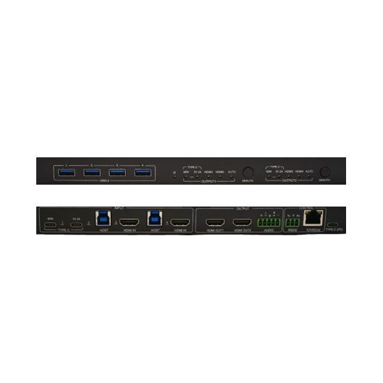 DVDO USBC-HDMI-PS-42 4K 4x2 Presentation Switcher with USB-C & HDMI Inputs - view 3