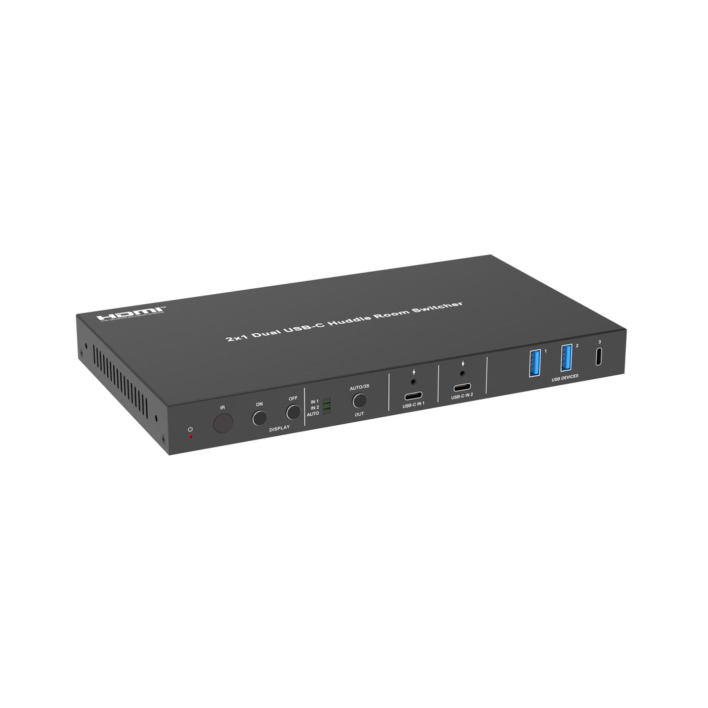 DVDO USBC-PS-21-XL 4K 2x1 Presentation Switcher with USB-C Inputs, Audio Input & Output, 2 LAN Ports - view 4