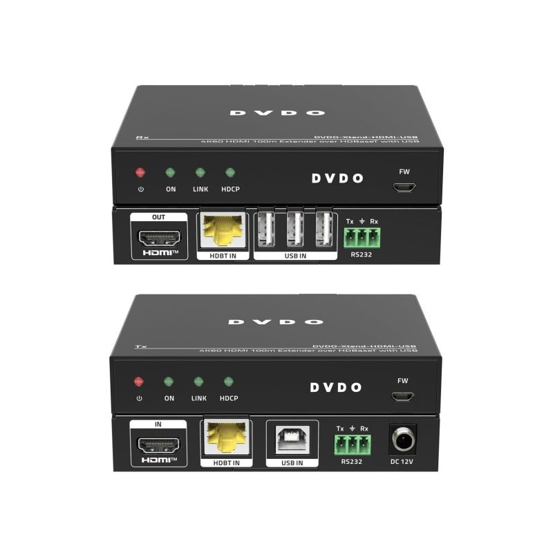 DVDO Xtend-HDMI-USB 4K60 HDMI 100m Extender over HDBaseT with USB (Tx/Rx)