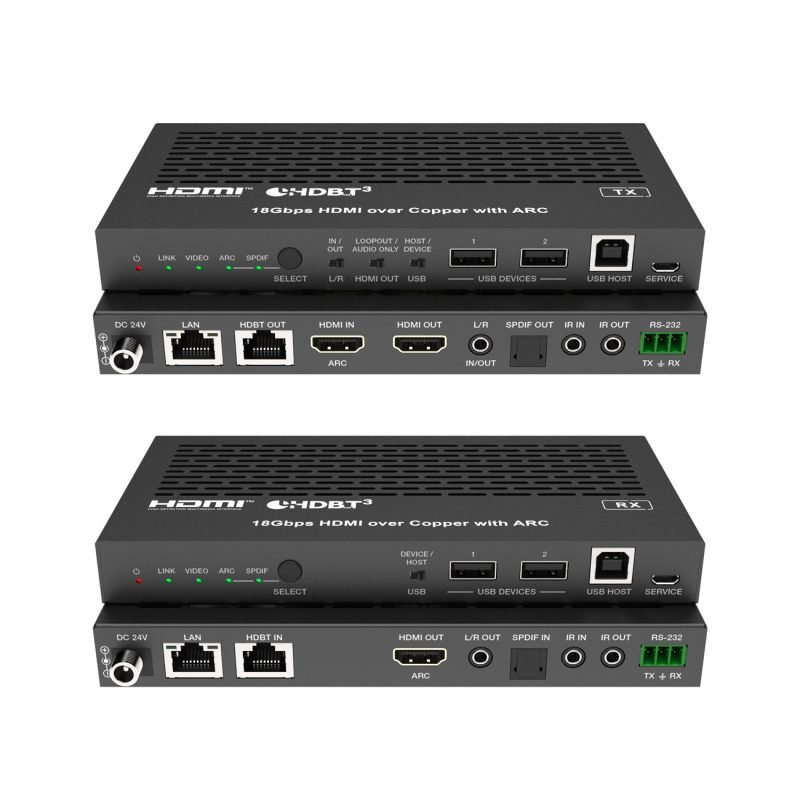 DVDO Xtend-Pair3.0E 4K60 HDMI 100m Extender over HDBaseT 3.0 with USB and eARC