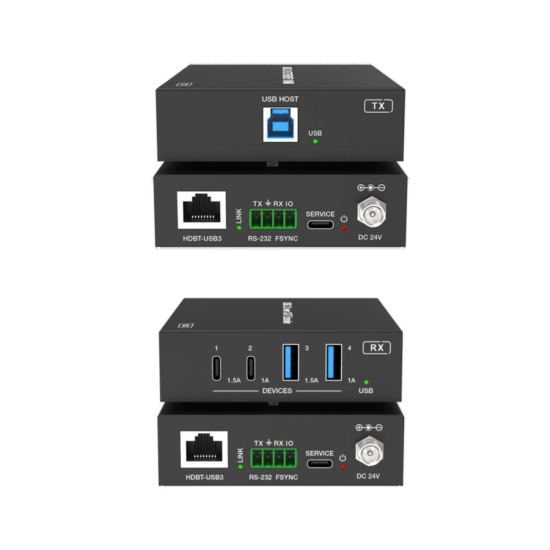 DVDO Xtend-USBC-USB-100L 1-Host USB-C & USB-A 3.0 100m Extender over HDBaseT