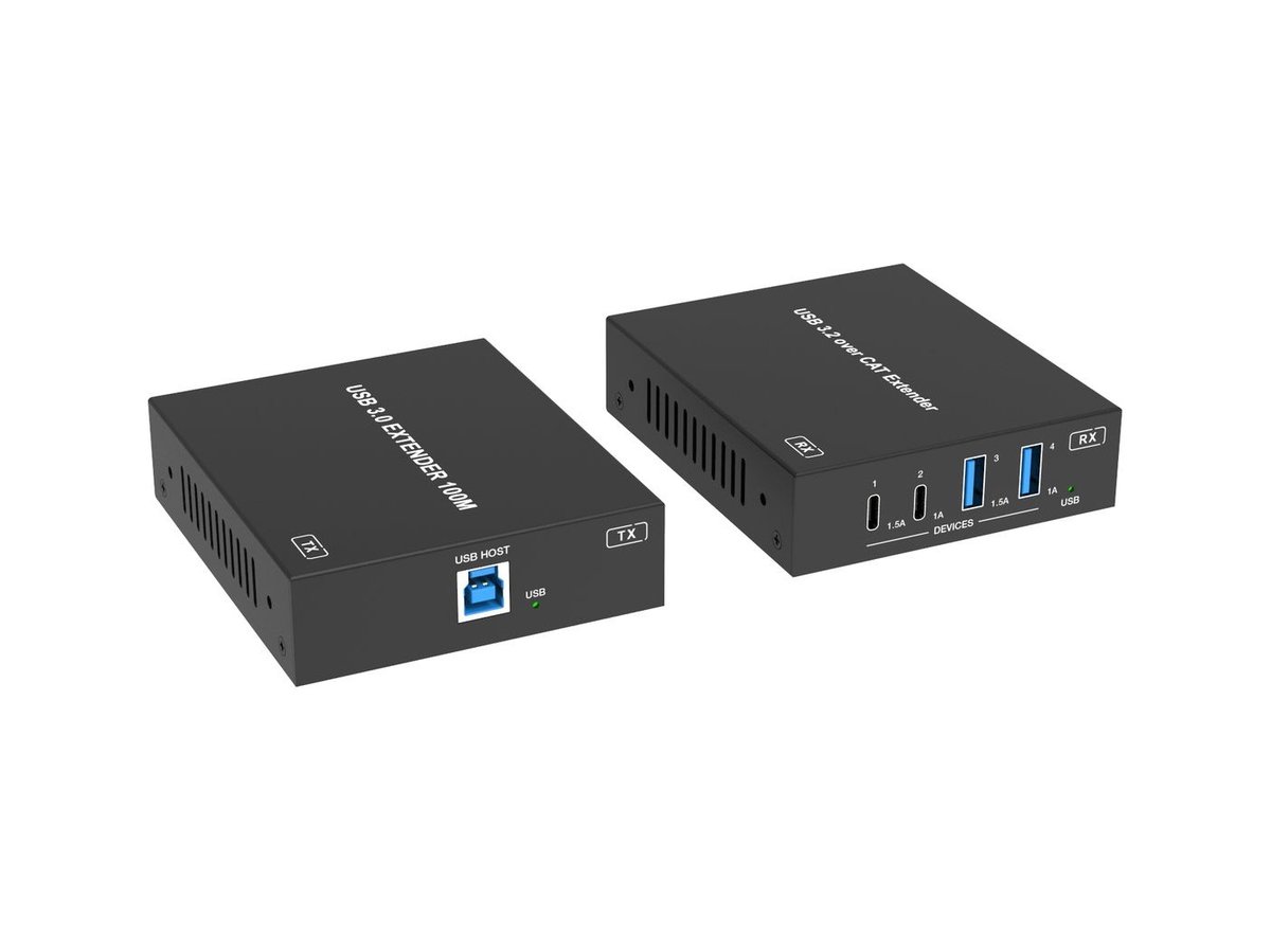 DVDO Xtend-USBC-USB-100L 1-Host USB-C & USB-A 3.0 100m Extender over HDBaseT - view 4