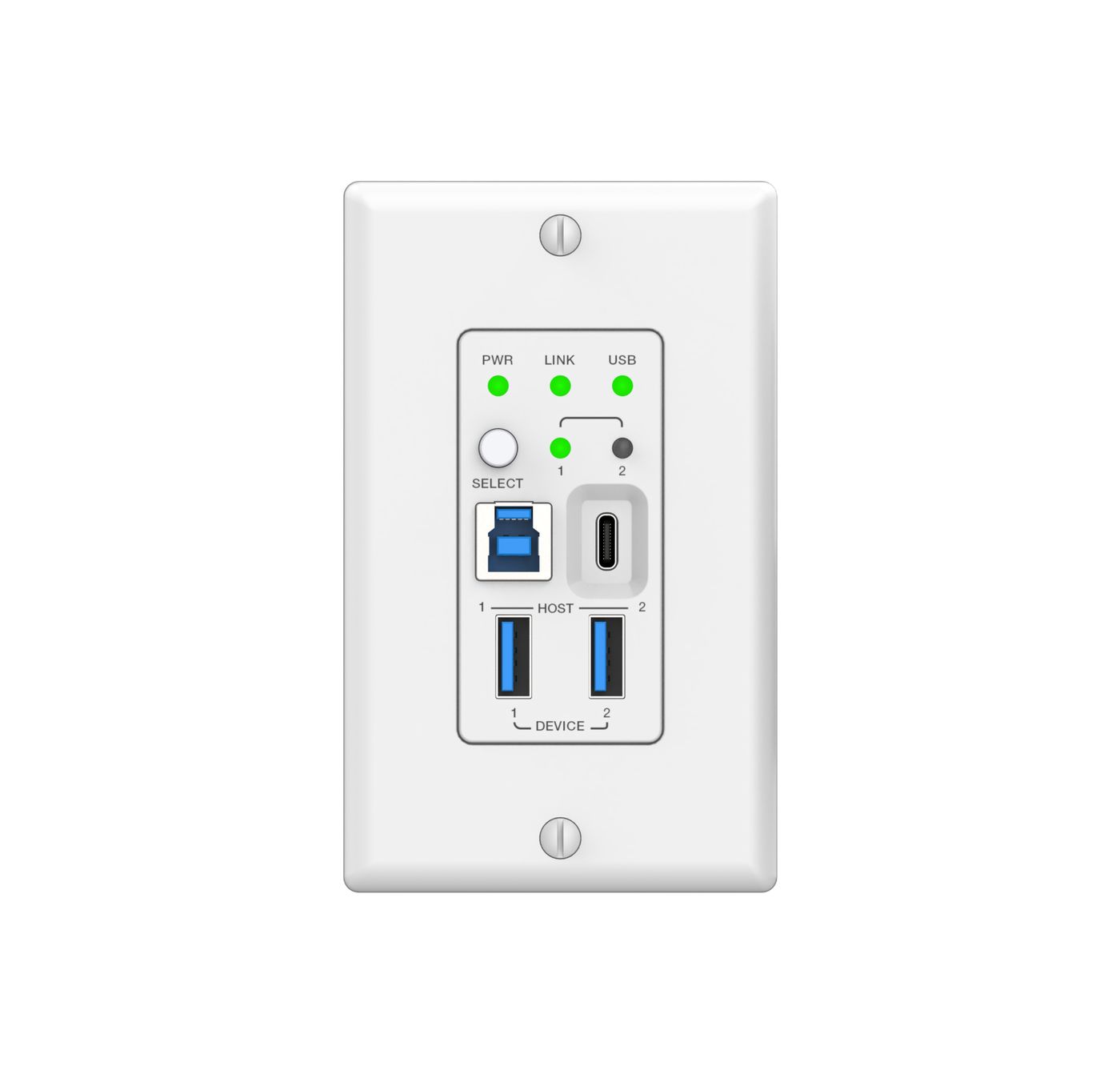 DVDO Xtend-USBC-USB-WB-1 2-Host USB-C & USB 3.2 Gen 1 100m Extender over HDBaseT - view 4