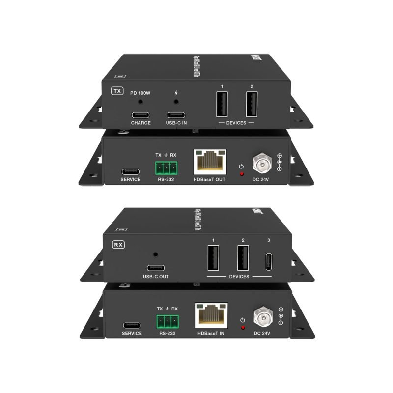 DVDO Xtend-USBC2USBC-70 USB-C (DP Alt Mode) to USB-C 70m Extender over HDBaseT with USB (Tx/Rx)