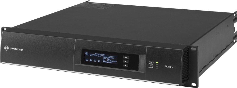 Dynacord IPX10:4 4 x 2500 W Multi-Channel Installation DSP Amplifier
