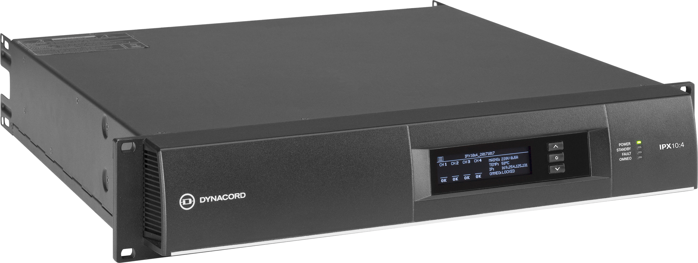 Dynacord IPX10:4 4 x 2500 W Multi-Channel Installation DSP Amplifier - view 2