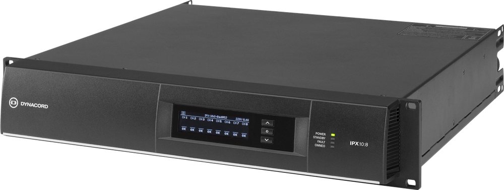 Dynacord IPX10:8 8 x 1250 W Multi-Channel Installation DSP Amplifier