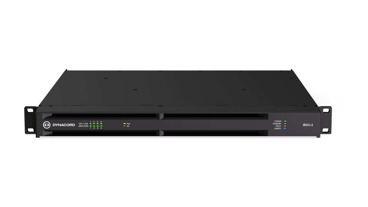 Dynacord IX60:4 Networked DSP Power Amplifier, 4-channel, 6 kW