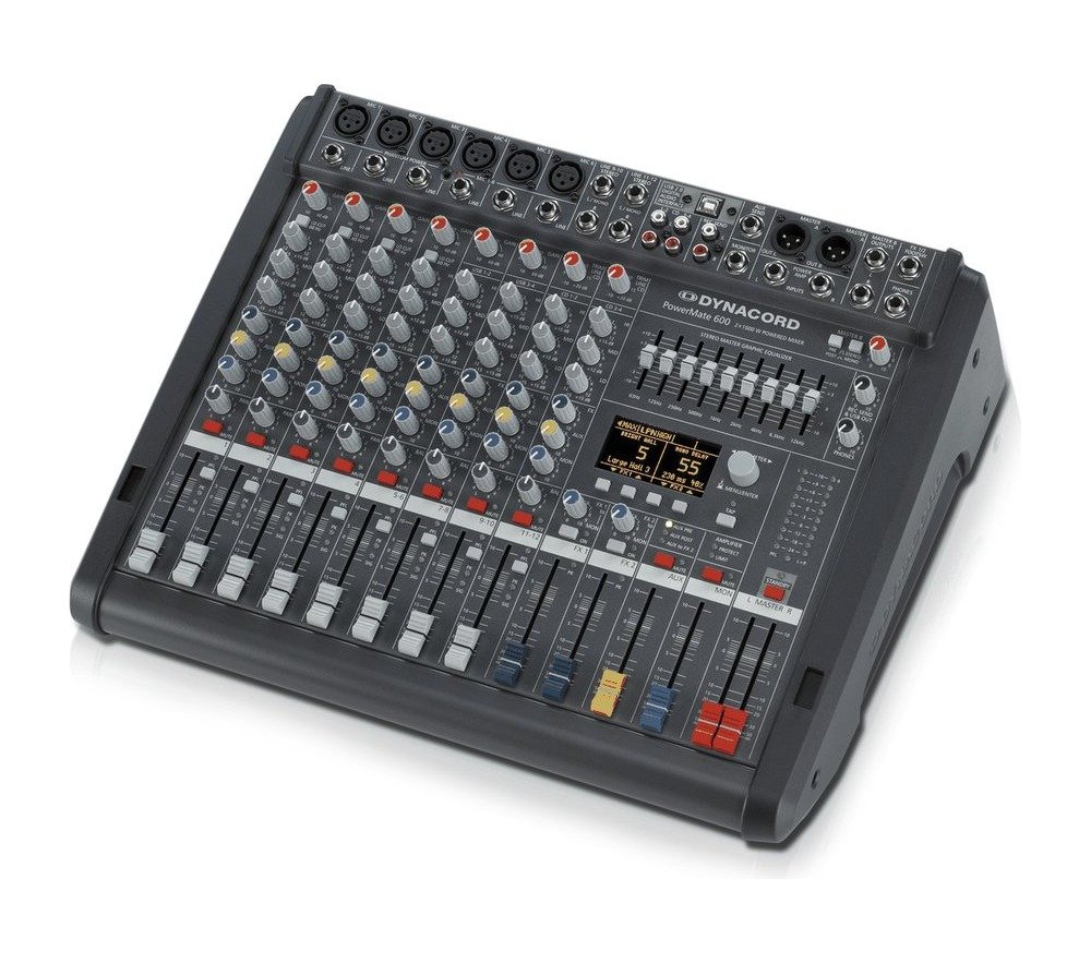 Dynacord PowerMate 600-3 8-Channel Compact Power Mixer