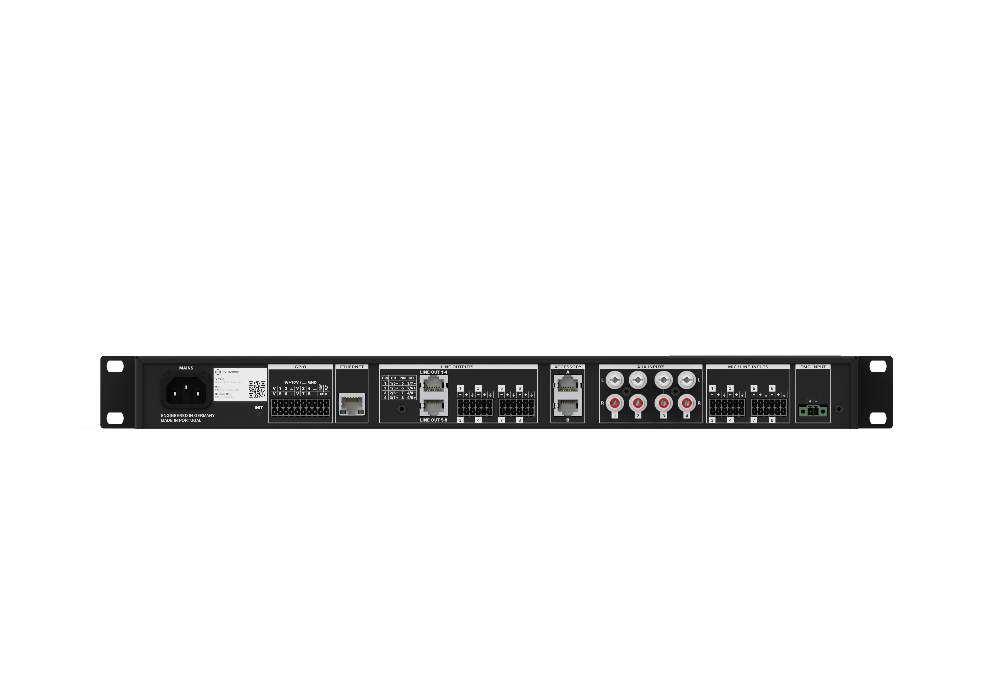 Dynacord VZX-8 Eight-Zone Audio Processor - view 2