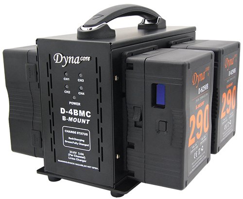 Dynacore D-4BMC 4-Channel 100W B-Mount Battery Charger