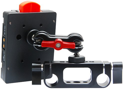 Dynacore D-MS-WG V-Lock Battery Adapter to 15mm Bars - view 2
