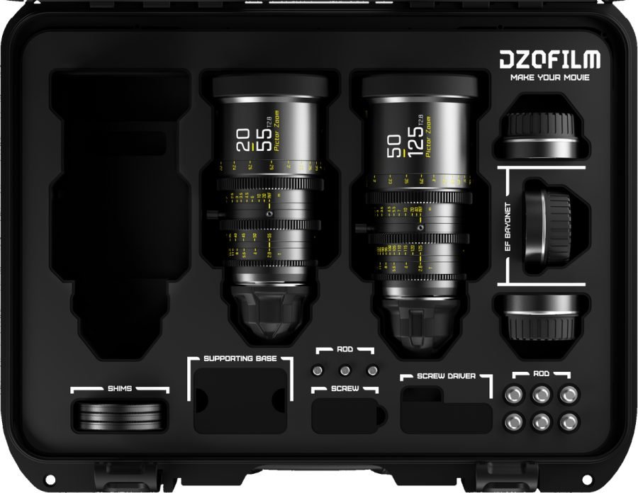 Dzofilm Pictor Zoom 2-Lens Set (20-55/50-125mm) Cine Lens Set